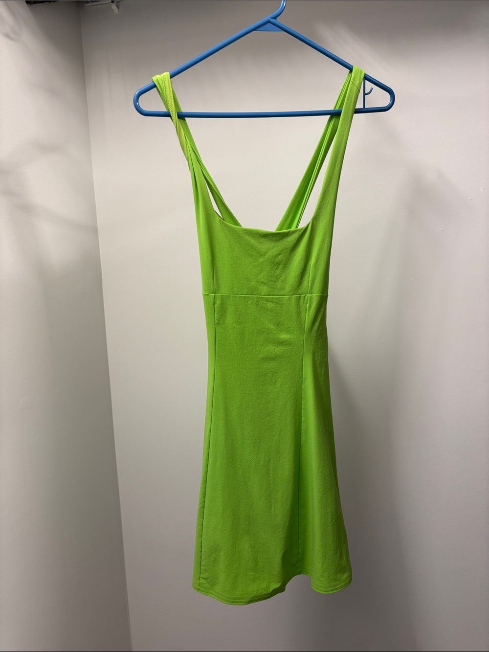 Outdoor Voices Neon Lime Mini Dress